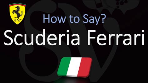 how to say scuderia.